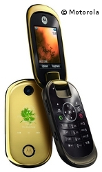 Punktsieger: Das Motorola Moto U9 Gold gefällt in puncto Sprachqualität, MP3-Funktion und Design